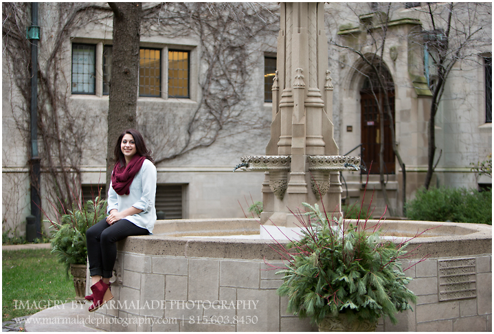 This young lady is in the midst of her senior year in high school