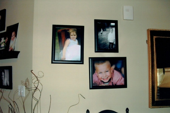 Client image of a wall display in their home