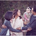 A beautiful photo of a Chicago family in one of our outdoor settings