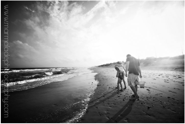 Beach family photography