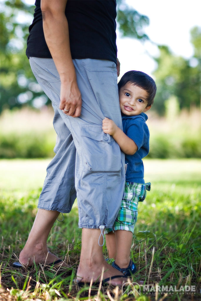 1 year baby boy holding onto his mom, Roselle Family photographer Marmalade Photography